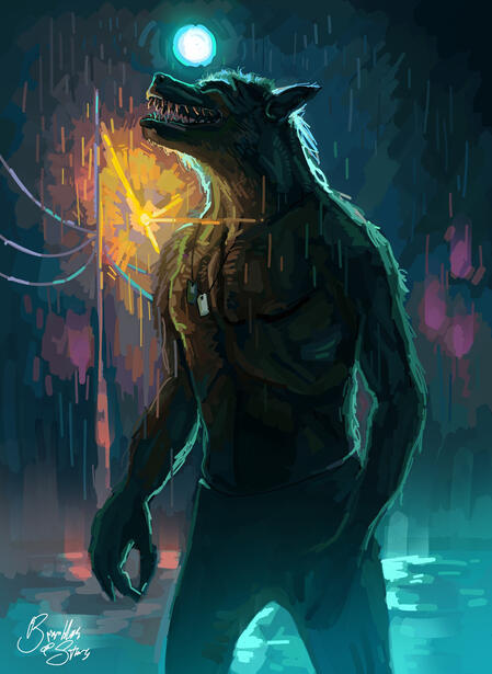 Study for 'Werewolves' (2024)